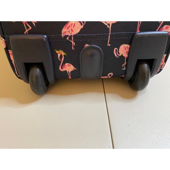 VERA BRADLEY Pelican Rolling Duffel Bag Overnight Weekend Carry On Luggage - Picture 9 of 16